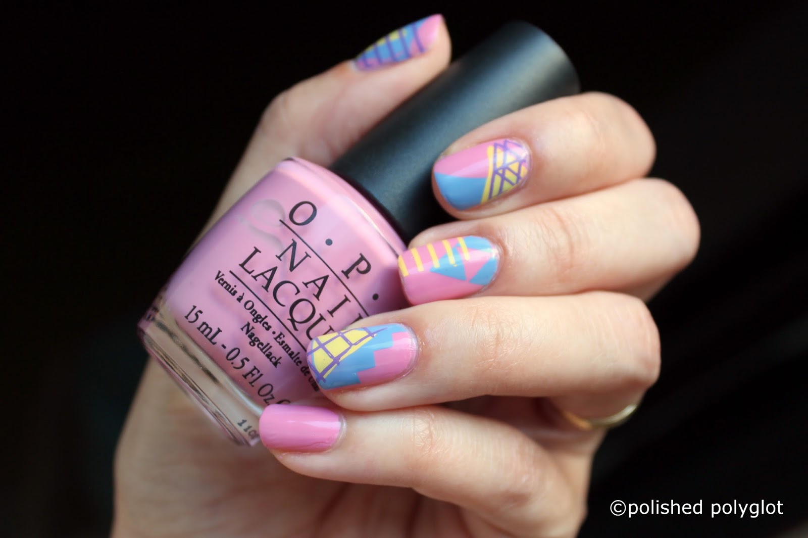 Summer Geometric Nail Designs for Short Nails - wide 1