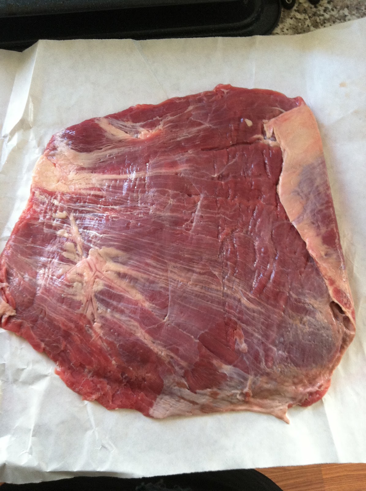 The Curried Cook Uncle Harold's Flank Steak Roll