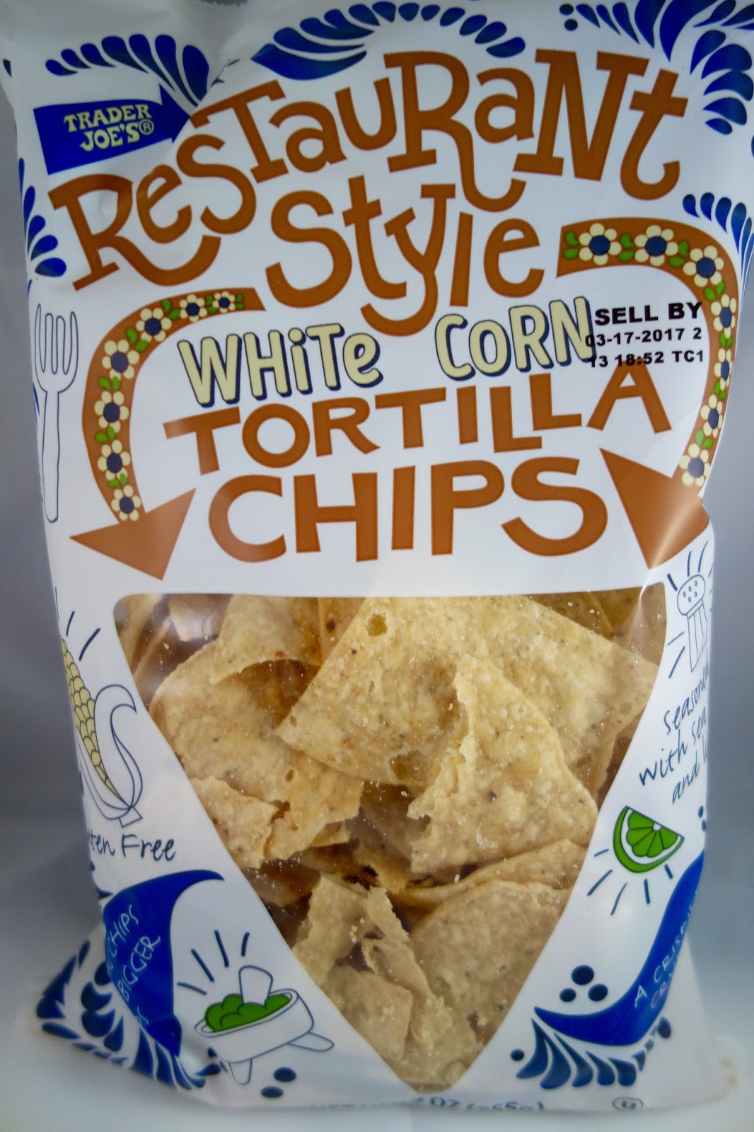 Trader Joe's Restaurant Style White Corn Tortilla Chips