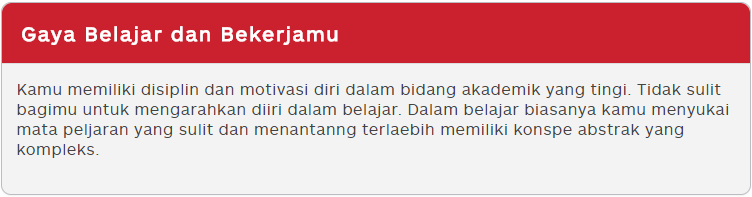 Gaya Belajar INTJ Gaya Belajar INTJ