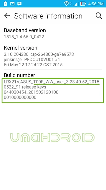 Cara Melihat SKU dan firmware Zenfone