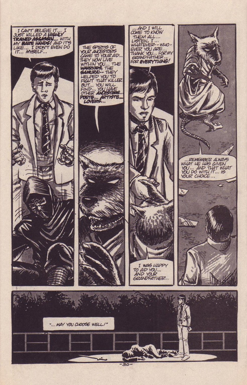 Read online Teenage Mutant Ninja Turtles (1984) comic -  Issue #9 - 32