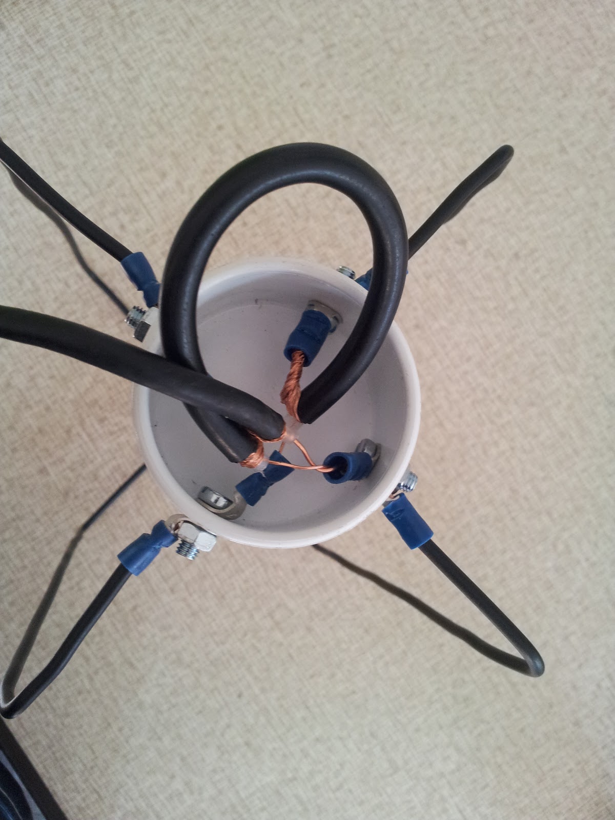 ZR6AIC Building my Eggbeater II Omni LEO Antennas