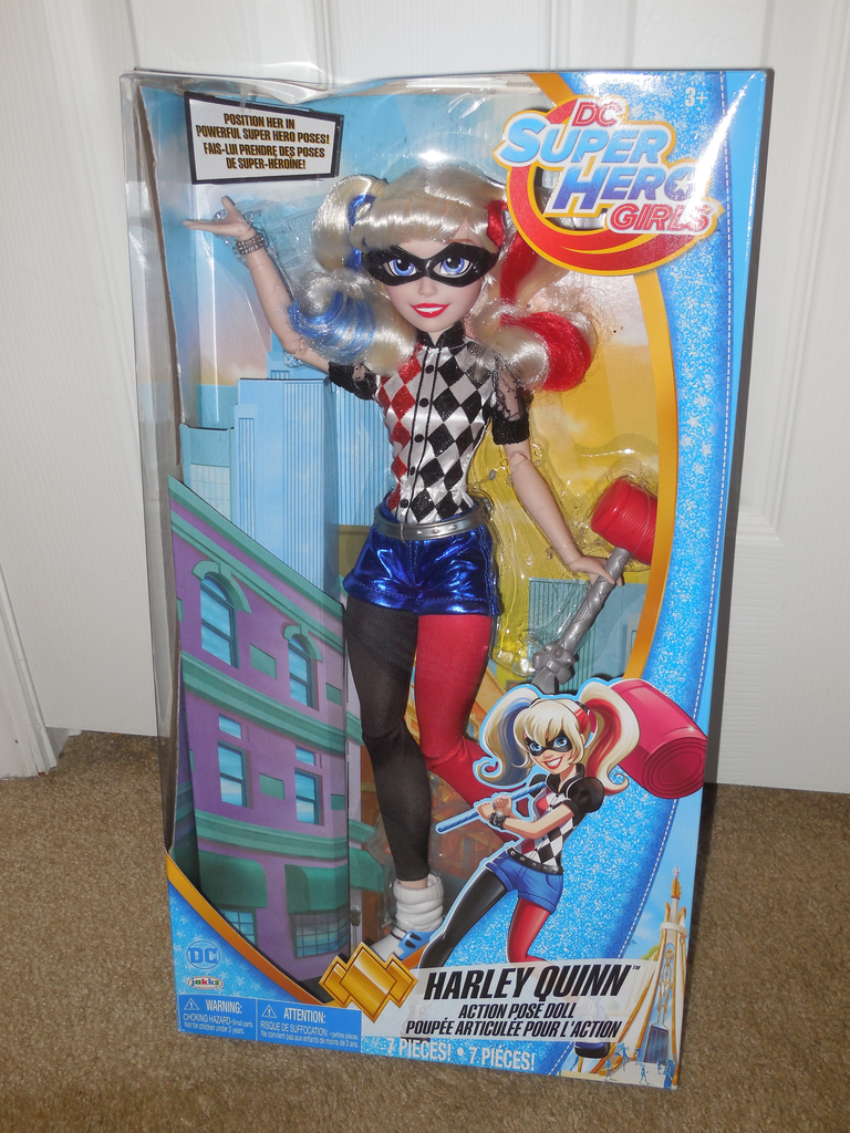 New DC Super Hero Girls Harly Quinn 11 inch figure 