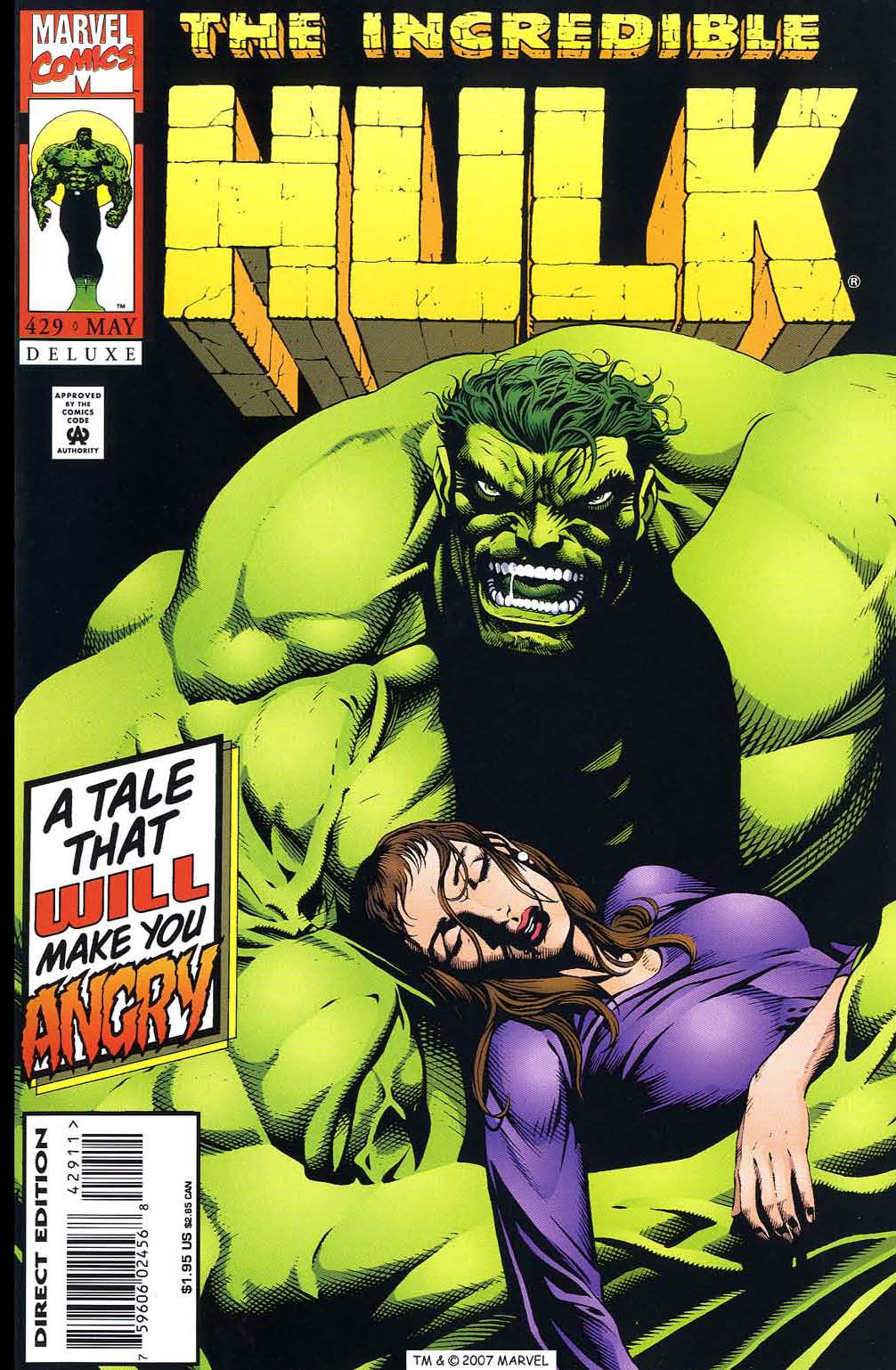 Read online The Incredible Hulk (1968) comic -  Issue #429 - 1