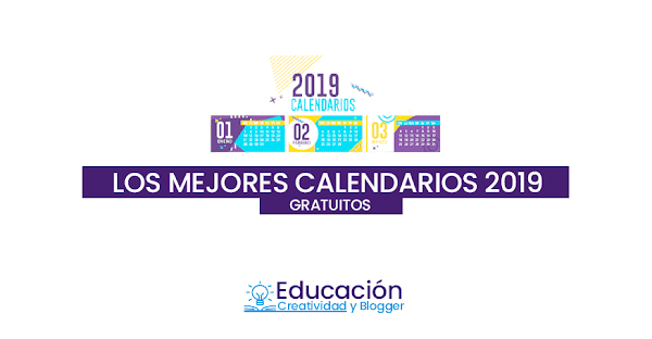 Calendarios 2019 gratis para imprimir ▷ 【PDF, Word, Excel, Vector】 Calendarios 2019 gratis para imprimir ▷ 【PDF, Word, Excel, Vector】