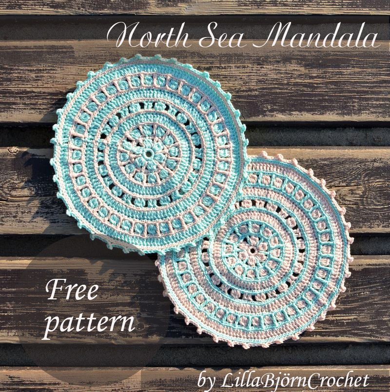 North Sea Mandala Free Pattern LillaBjörn's Crochet World Interesting Free Crochet Mandala Pattern North Sea Mandala Free Pattern LillaBjörn's Crochet World Interesting Free Crochet Mandala Pattern