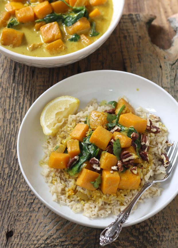 Butternut Squash Coconut Curry by SeasonWithSpice.com