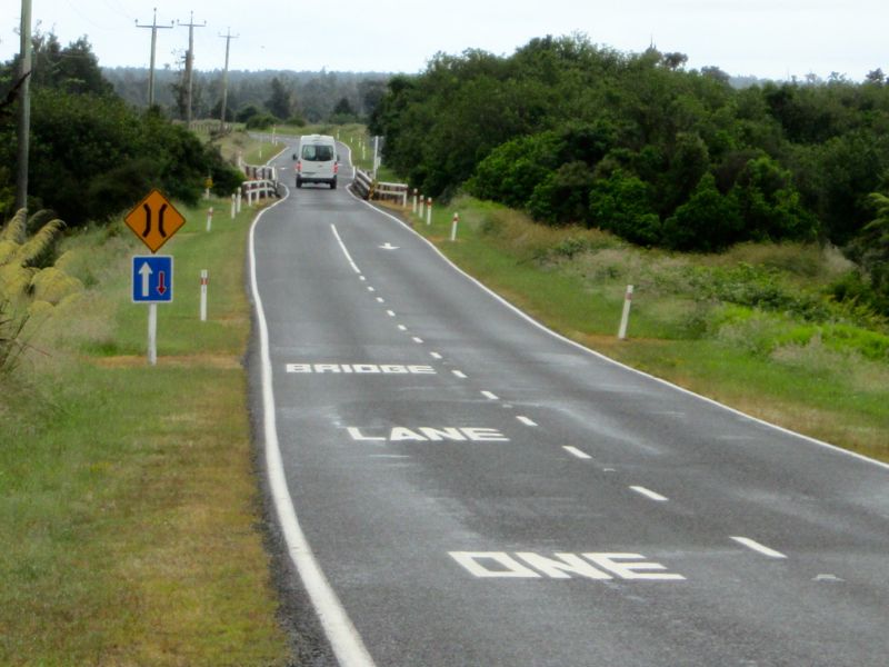 Adventures from Vietnam onelane bridges, NZ