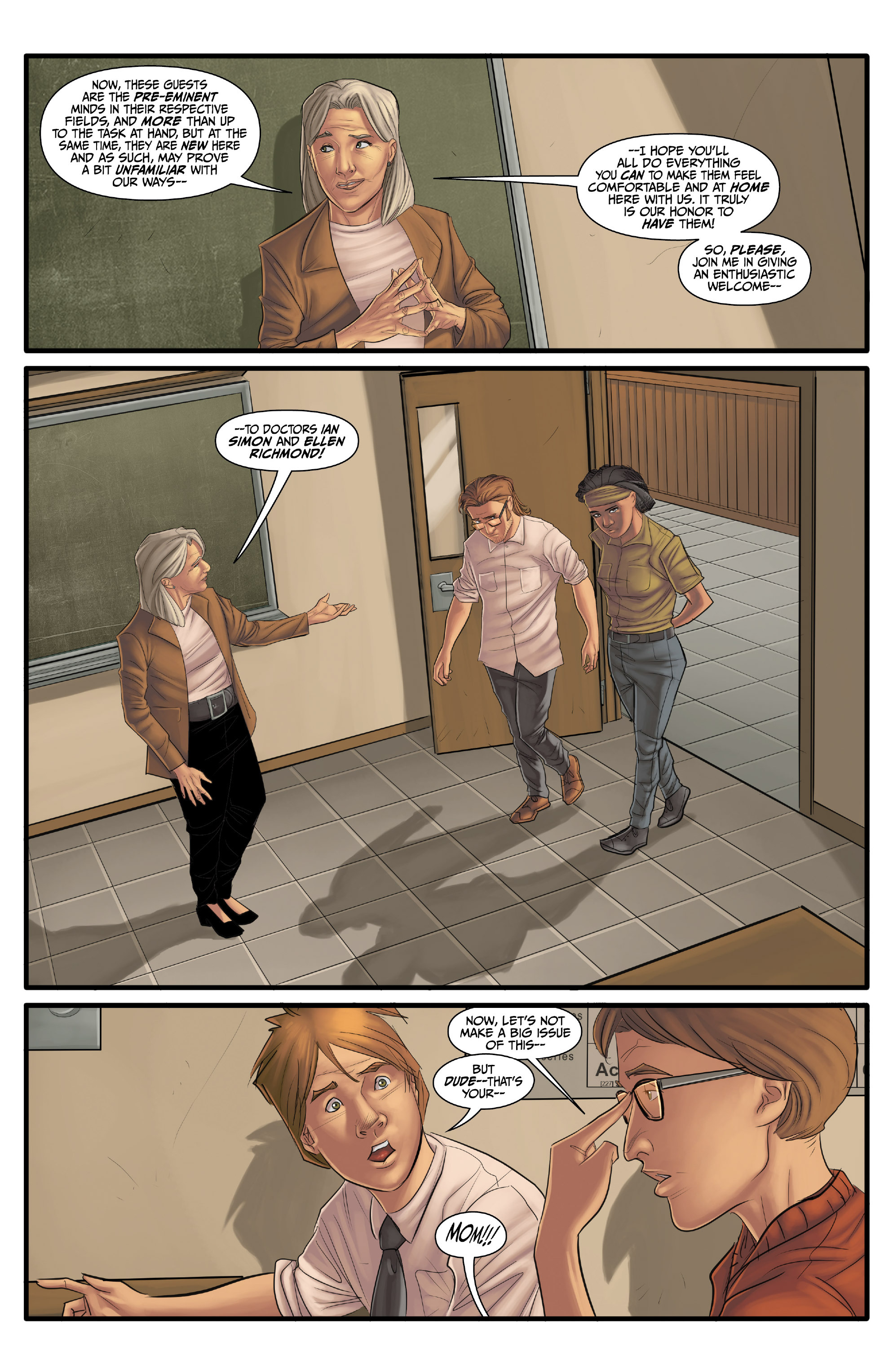 Read online Morning Glories comic -  Issue #40 - 4