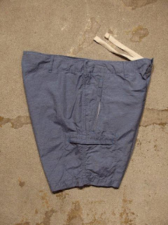 Engineered Garments Knockabout Short in Lt.Blue Heather Activecloth