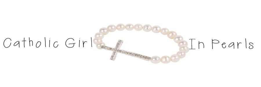 Catholic Girl in Pearls