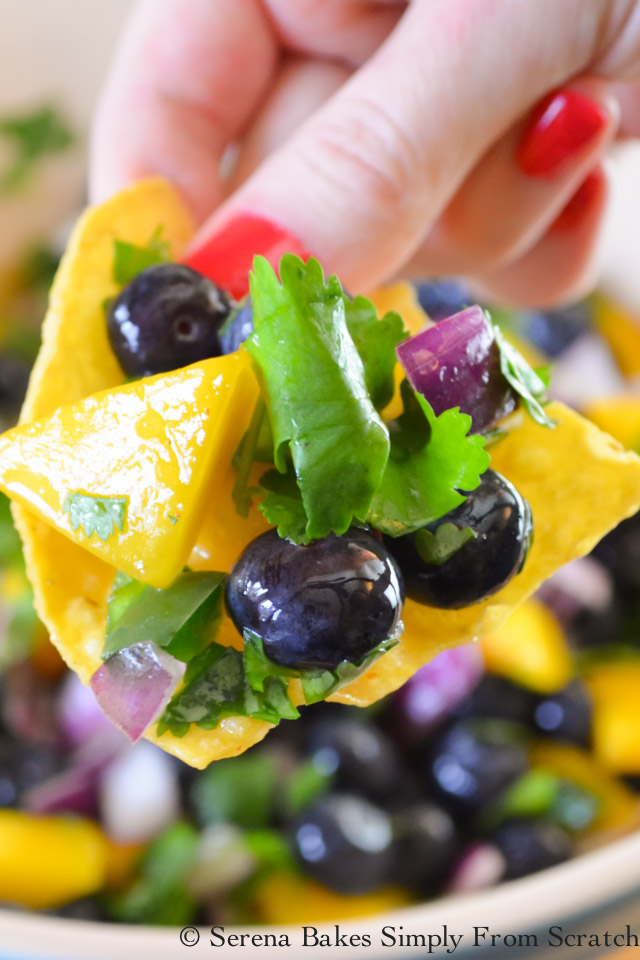 Blueberry Mango Salsa Serena Bakes Simply From Scratch