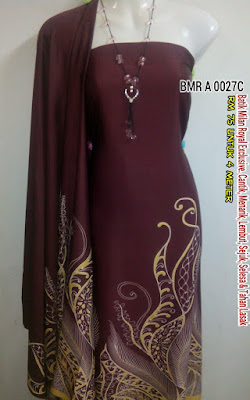 BMR A 0027C:  BATIK MILAN ROYAL EXCLUSIVE, CANTIK, MENARIK, LEMBUT, SEJUK, SELESA, TAHAN LASAK