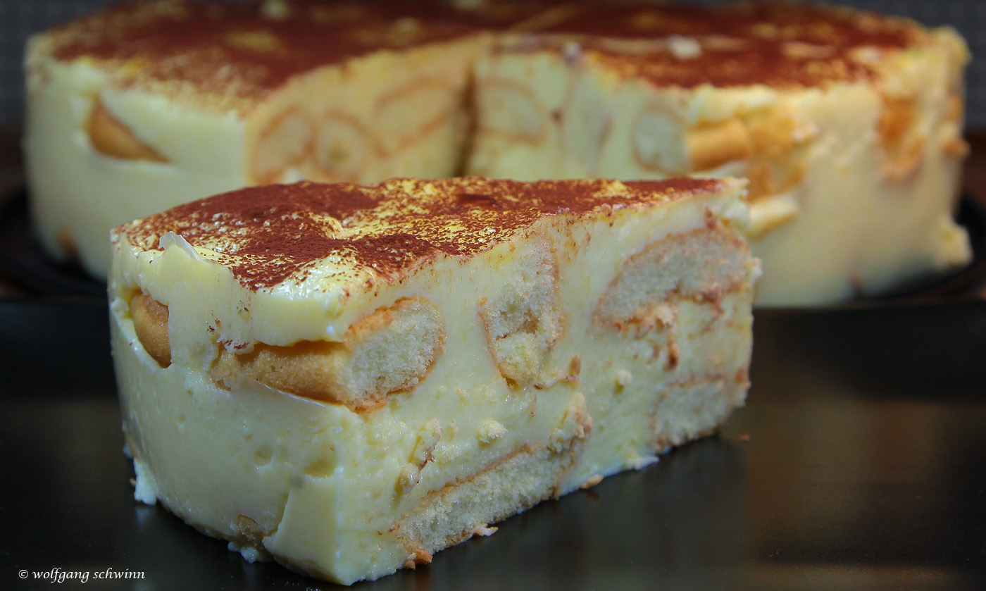 wolfgang schwinn durlach helsa: löffelbiskuit pudding torte