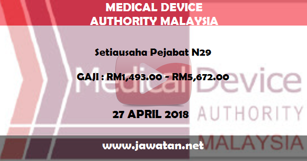 Jawatan Kosong di Pihak Berkuasa Peranti Perubatan Kementerian Kesihatan Malaysia Jawatan Kosong di Pihak Berkuasa Peranti Perubatan Kementerian Kesihatan Malaysia