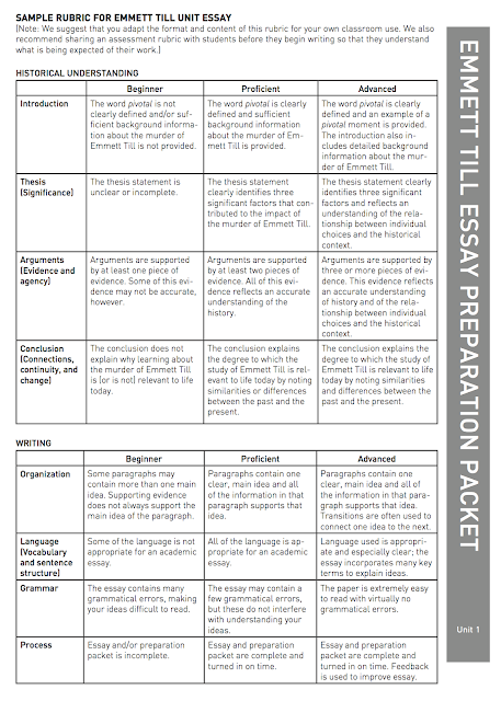 Argumentative essay emmett till image