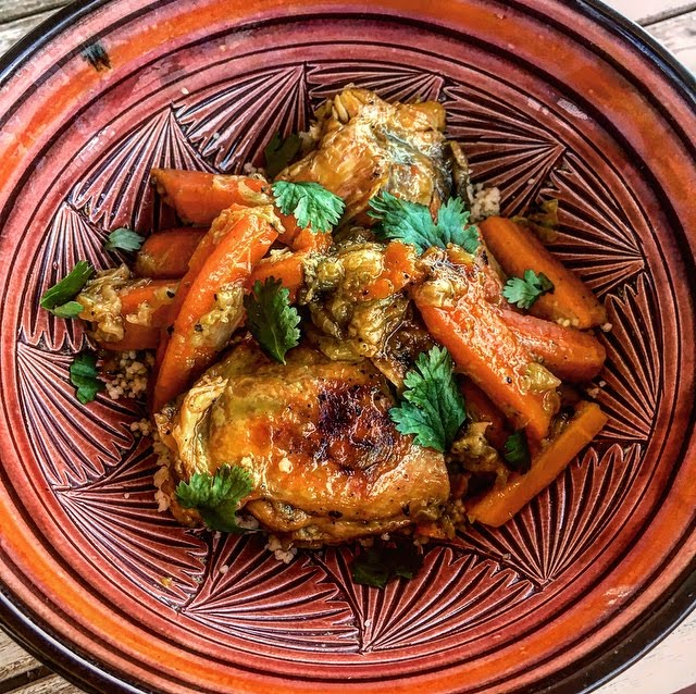 TAJINE DE POULET CAROTTE & GINGEMBRE