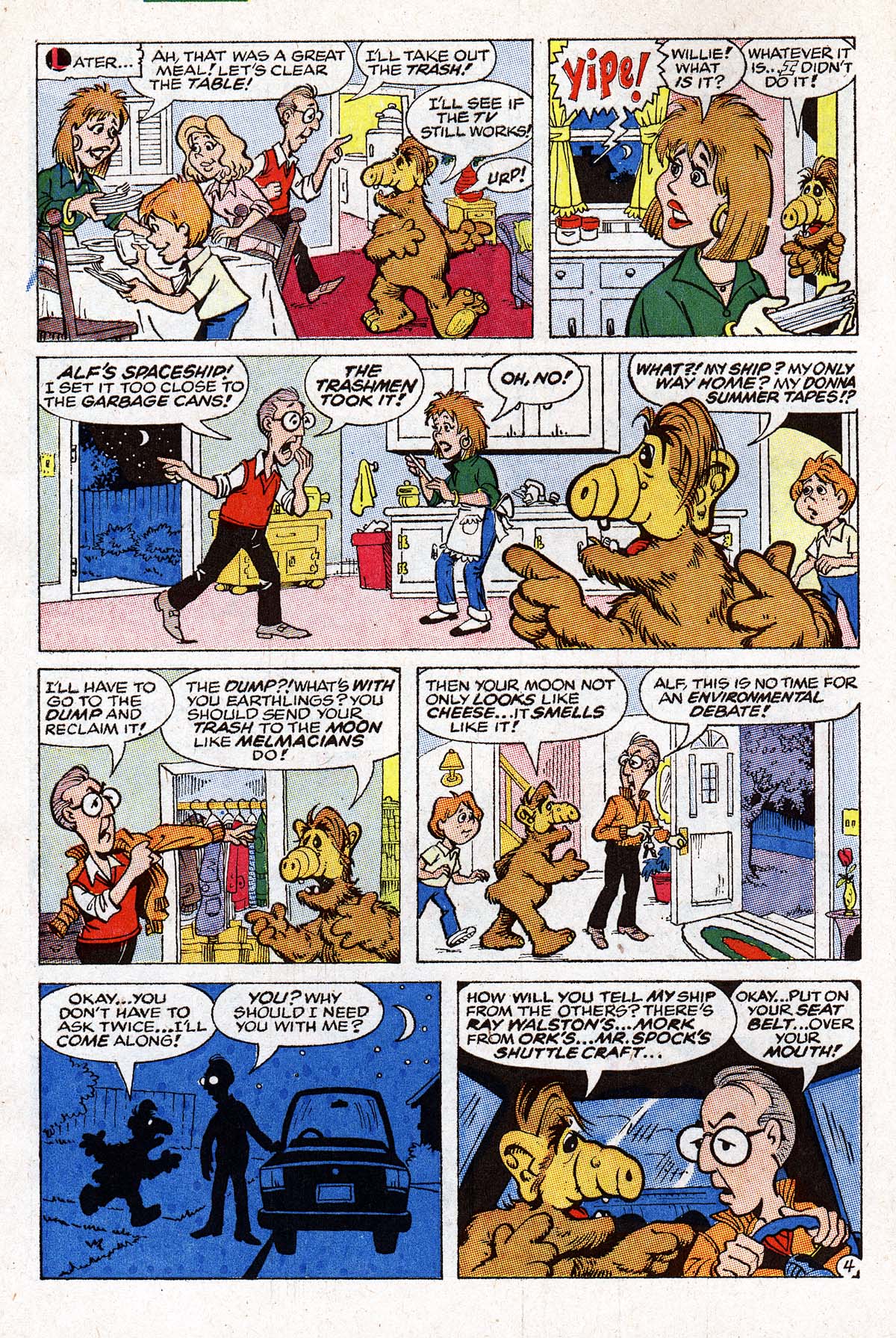 Read online ALF comic -  Issue #1 - 5