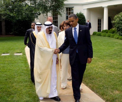 Saudi King Abdullah and President Obama