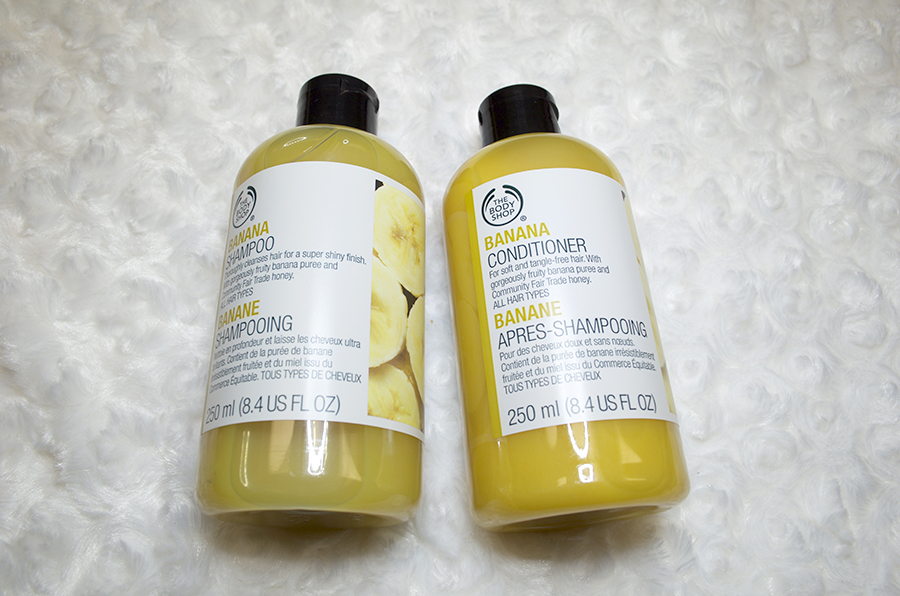 til eksil Afspejling Kunstneriske Review: The Body Shop 'Banana Shampoo & Conditioner' | Perfect Shade of  Mauve