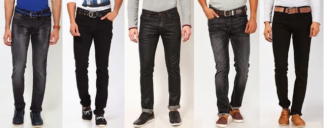 Branded Jeans for Men Online in India: Black Jeans for men are forever ...