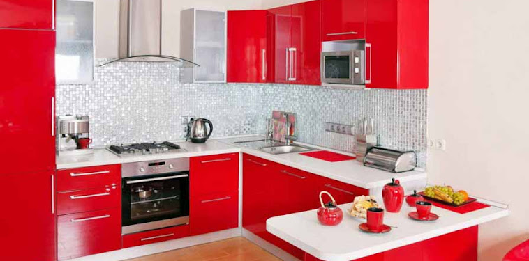 Dekorasi Desain Dapur Warna Merah Terbaru Dekorasi Desain Dapur Warna Merah Terbaru
