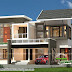2220 square feet modern home plan with 4 bedrooms