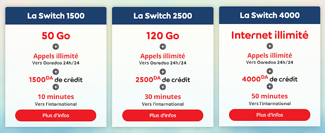 أوريدو تعلن عن عرضها الخرافي La Switch 4000 بانترنت مجاني مدى الحياة !!