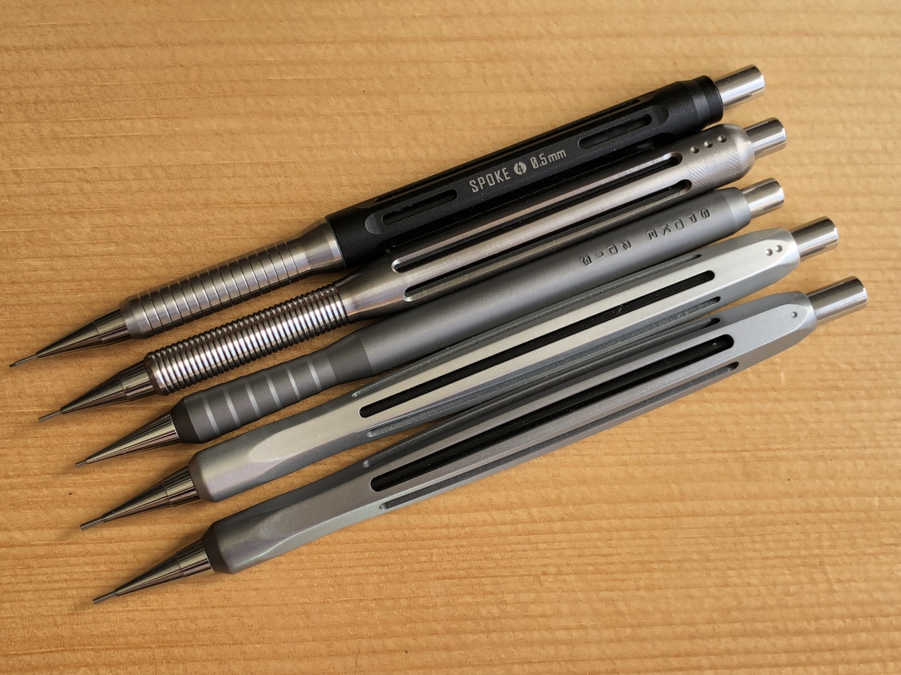 These are my Big Idea Design Pens. I think that is all of them. If I  discovered I have more Big Idea Design pens, I would post them. Enjoy. :  r/machinedpens