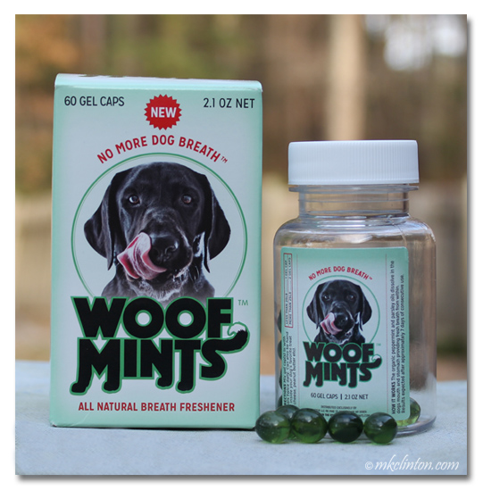 Woofmints all natural breath mints keep your pup's mouth fresh smelling