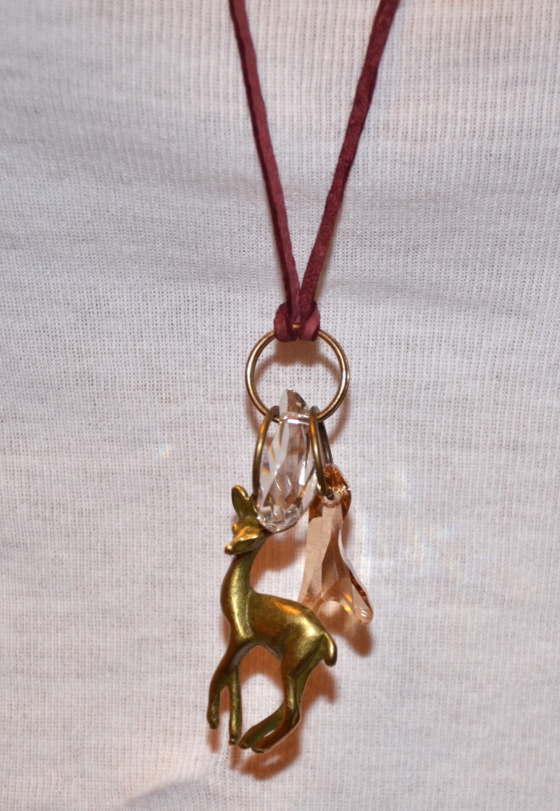 make it & fake it: DIY Swarovski Long Necklace
