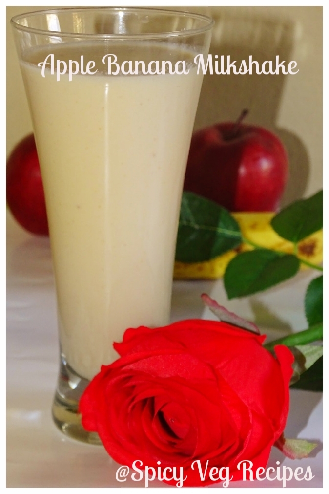 Apple Banana Milkshake