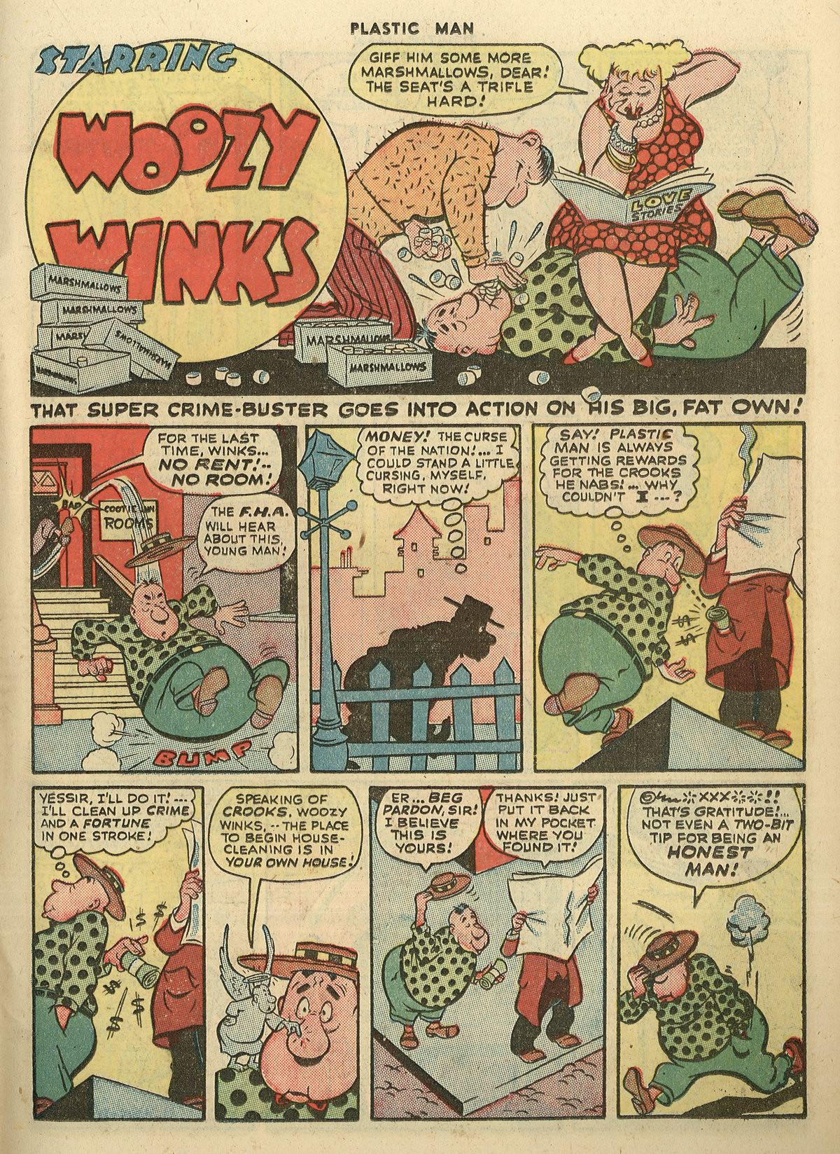 Read online Plastic Man (1943) comic -  Issue #3 - 27