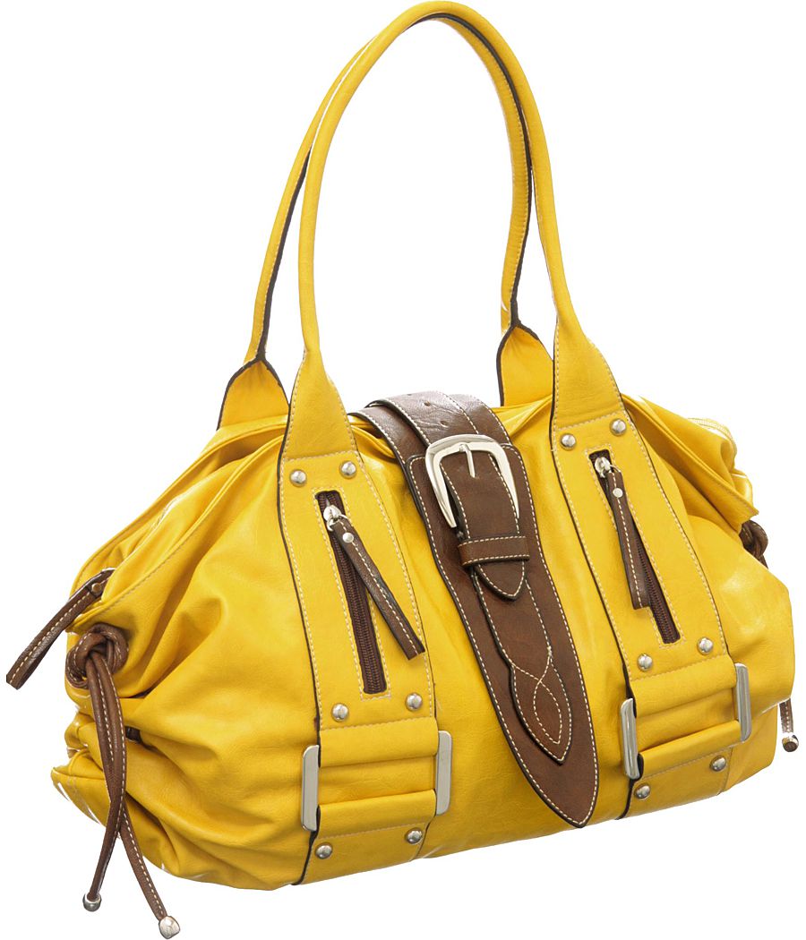 Elegance of living Yellow Handbags