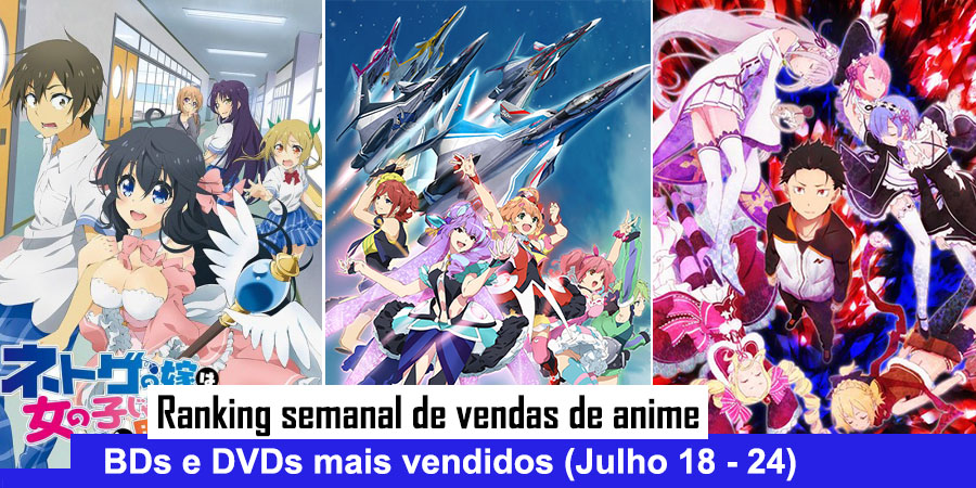 Ranking semanal: Vendas BD/DVD de Animes (Julho 30 - Agosto 05) -  IntoxiAnime