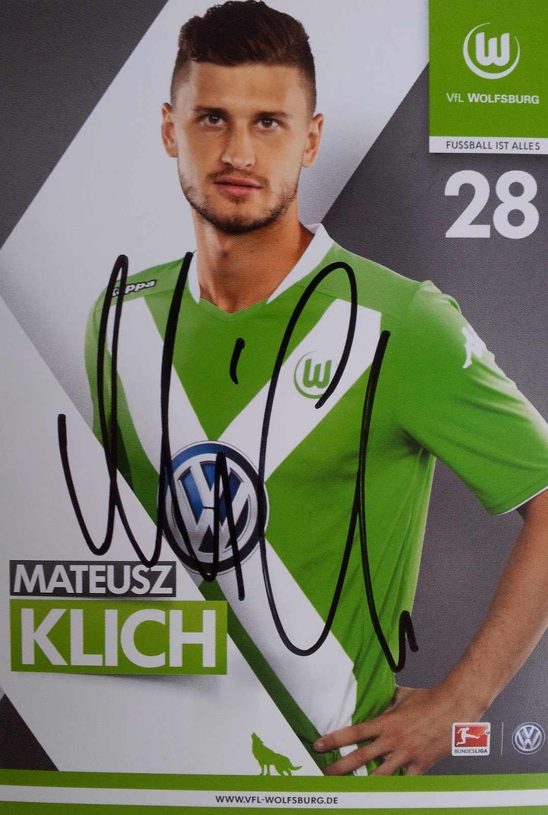 Autografy Norbiego Mateusz Klich