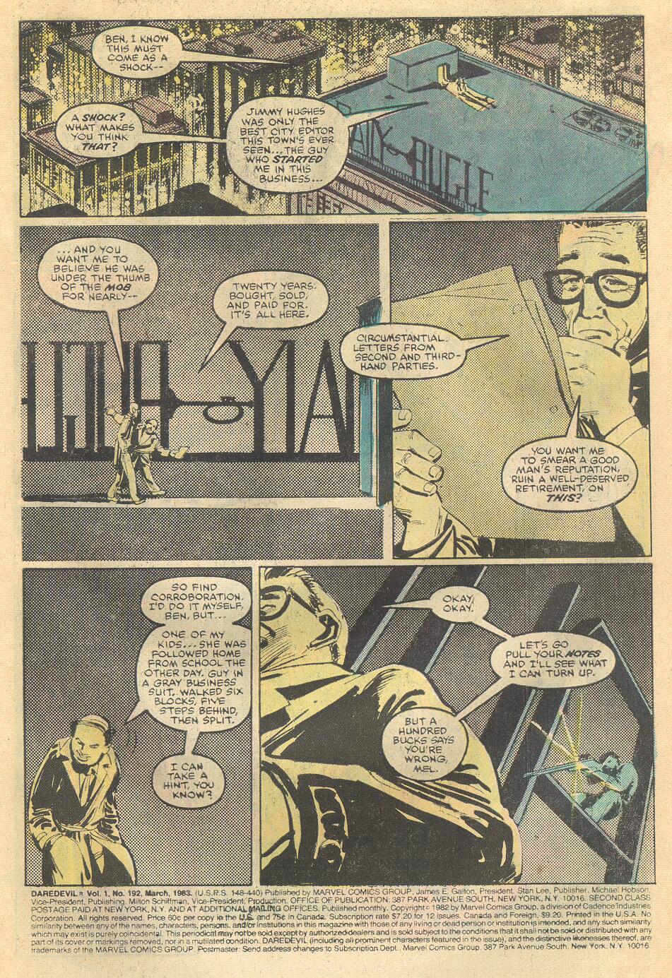 Read online Daredevil (1964) comic -  Issue #192 - 2