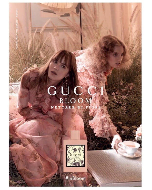 Fifty Shades Updates PHOTO New Image of Dakota Johnson for Gucci Bloom