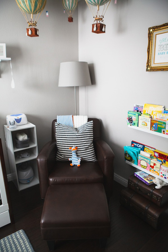 Baby Room BLUE AND GREY Decoración