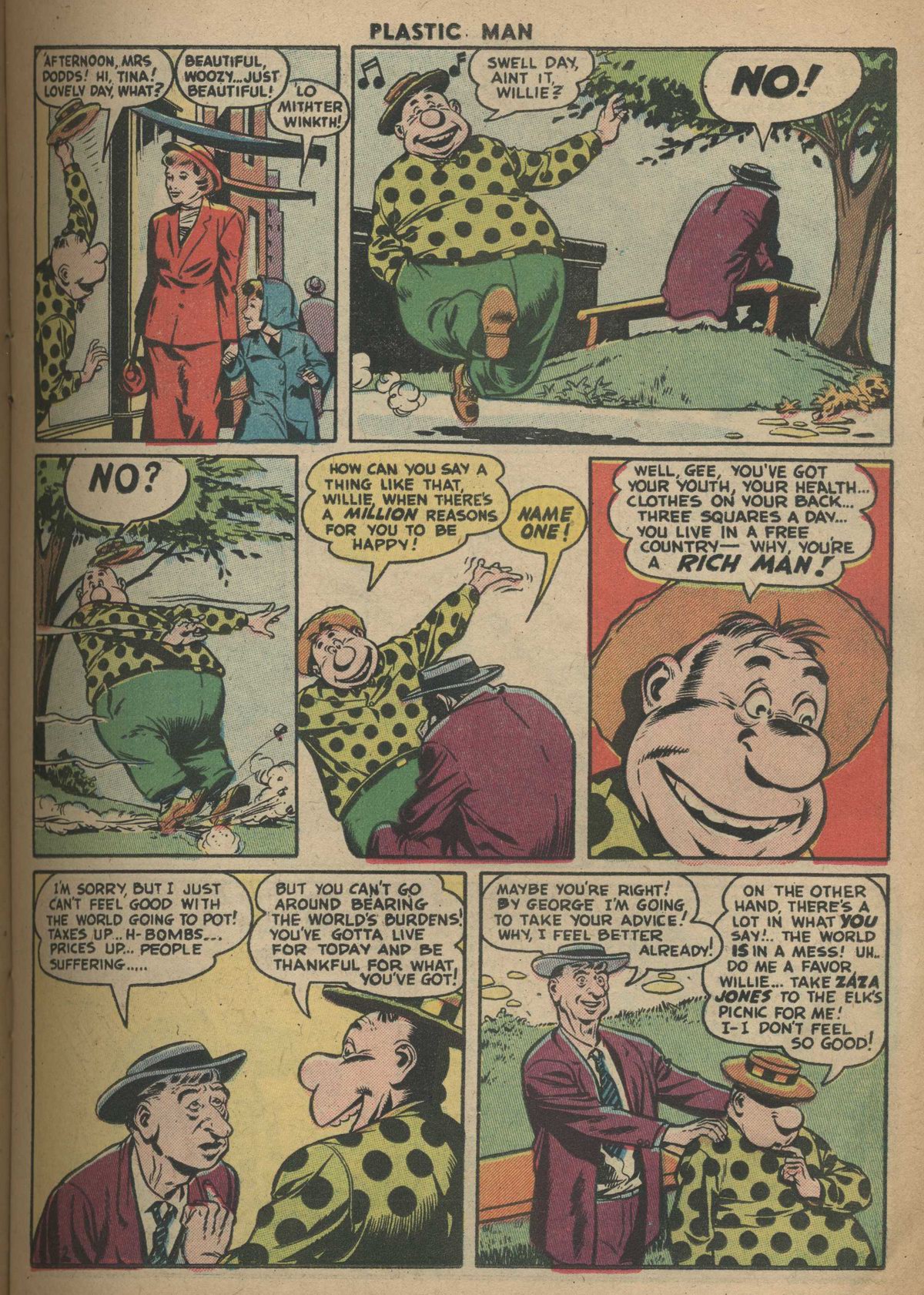 Read online Plastic Man (1943) comic -  Issue #57 - 15