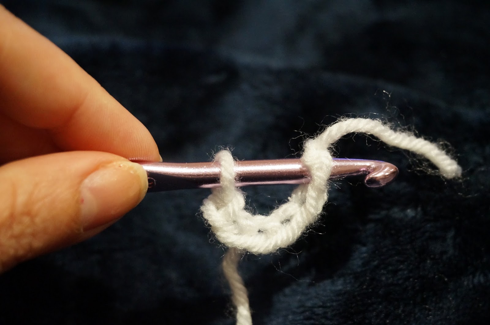 How to crochet half circle, written pattern
