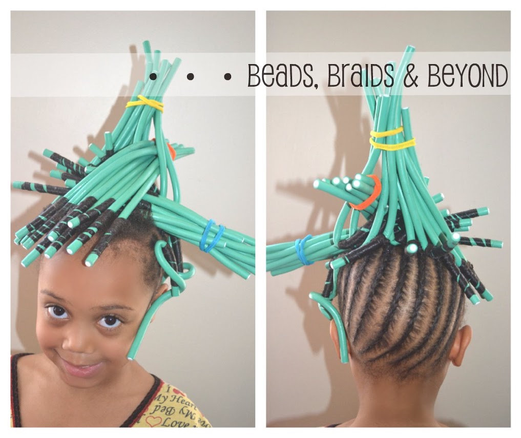 Beads Braids And Beyond Little Girls Natural Hairstyle Flexi