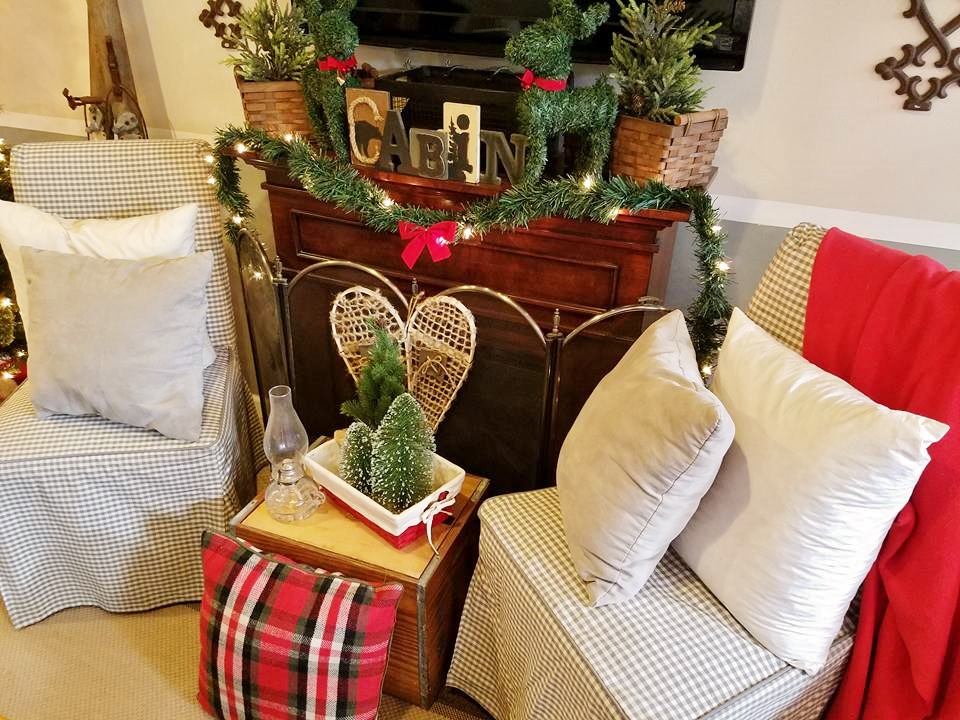 The Quaint Sanctuary { Classic Cozy Cabin Inspired Christmas Basement }