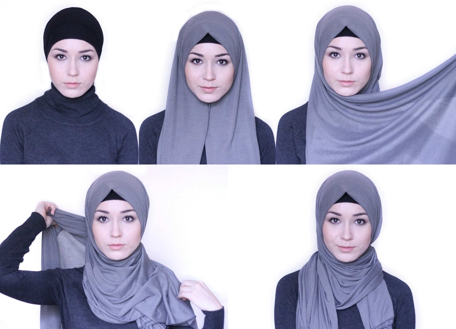 10 Cara Memakai Hijab  Terbaru Simple  Modern Mudah