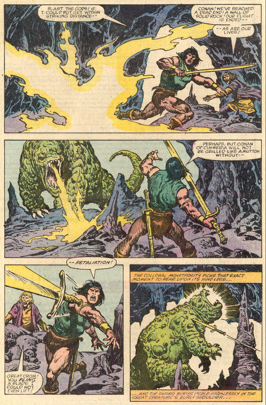 Read online Conan the Barbarian (1970) comic -  Issue #144 - 4