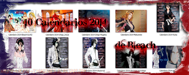 calendarios anime 2014 bleach