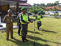 Apel kesiapan Pengamanan jelang Pemilu 2019 di wilayah Kecamatan Pangkah