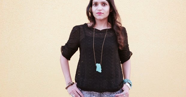 Black, Grey & Snake Print | Tanvii.com - Indian Fashion, Lifestyle and ...