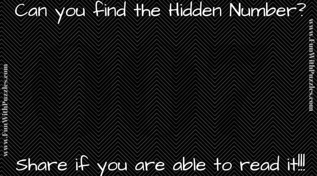 Hidden Number Picture Puzzle
